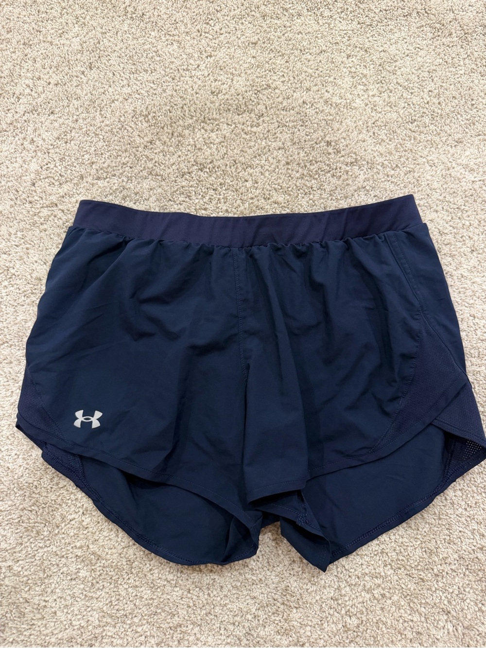 Under Armour Women's Dark Navy Athletic Performance Shorts